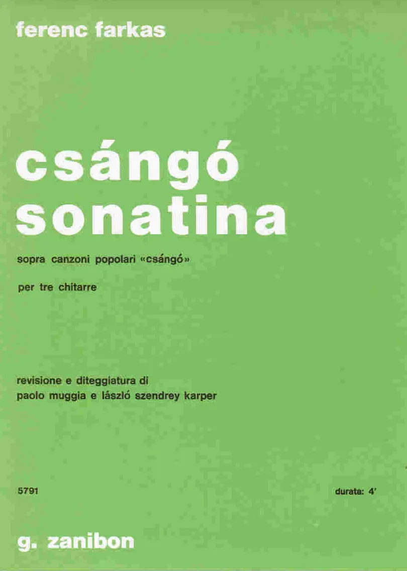 Armelin Musica Csángó sonatina noty pro žáky