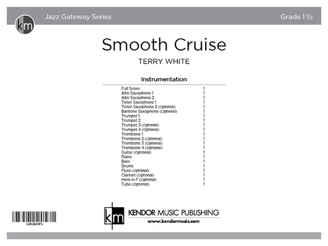 Kendor Music Smooth Cruise noty full score bossa