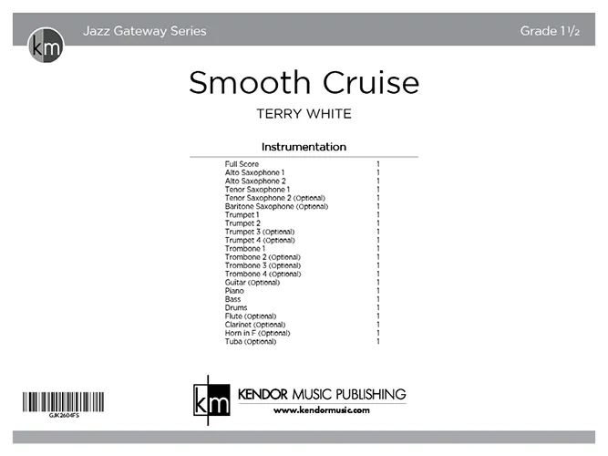 Kendor Music Smooth Cruise noty full score bossa