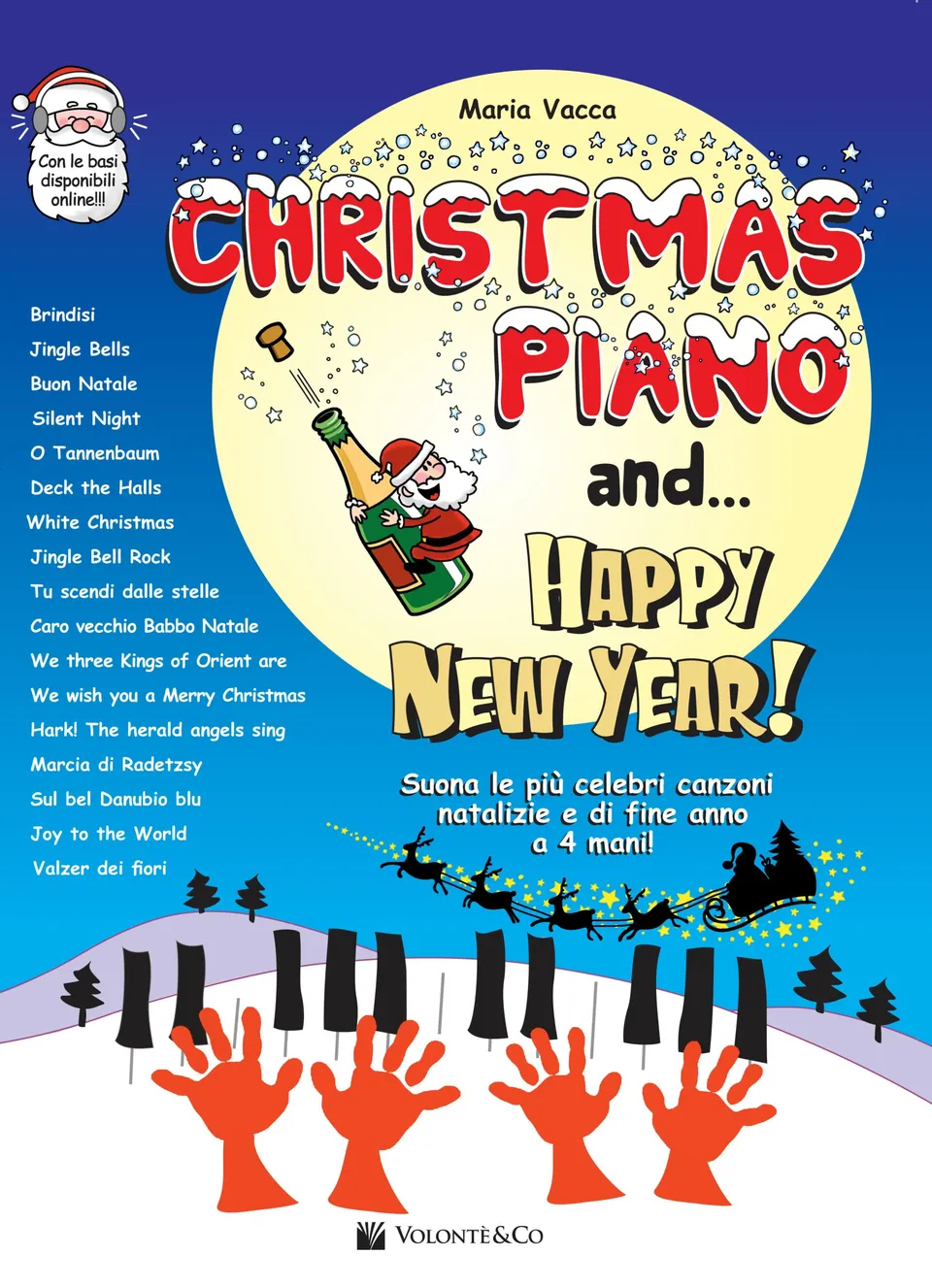 Volonte & Co Christmas Piano Happy New Year noty s online audio