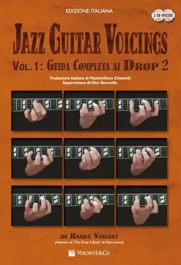 Volonte & Co Jazz Guitar Voicings Vol. 1 noty pro kytaru s CD Drop 2