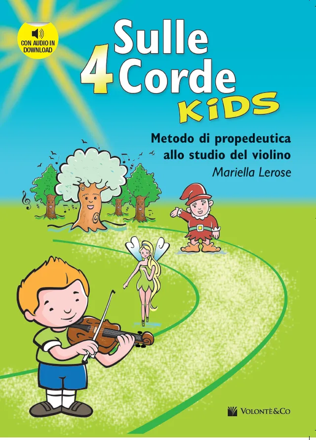Volonte & Co Sulle 4 Corde Kids škola pro housle s audiem