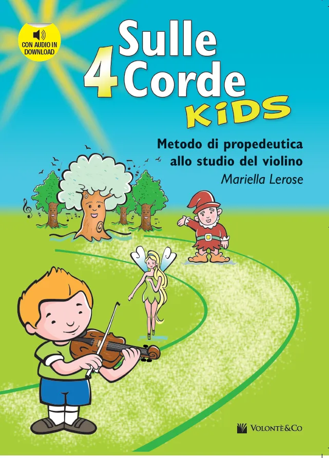 Volonte & Co Sulle 4 Corde Kids škola pro housle s audiem