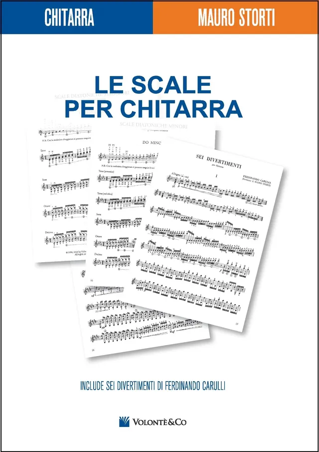 Volonte & Co Le Scale per Chitarra noty stupnice pro kytaru