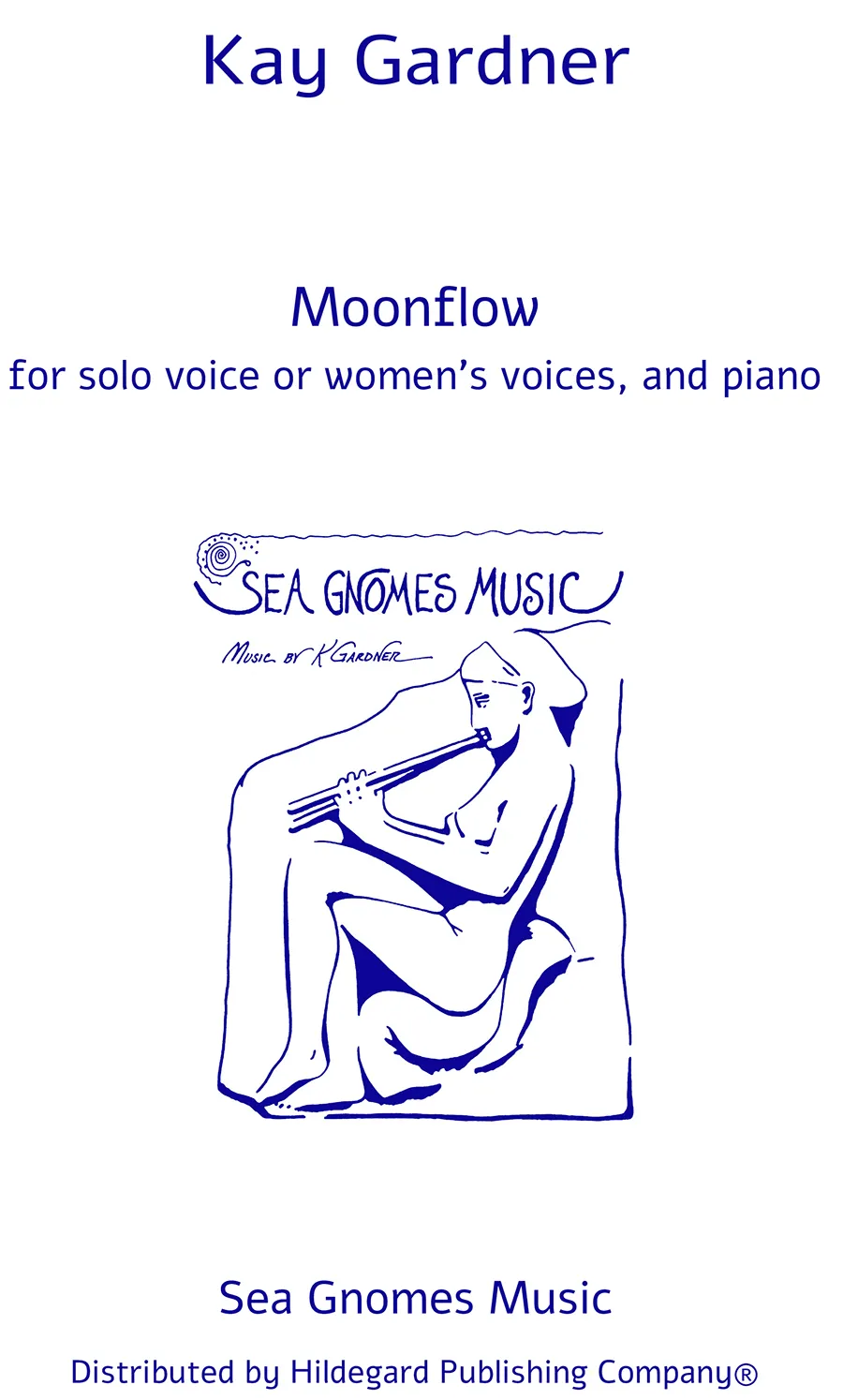 Hildegard Moonflow Gardner noty PDF hlas klavír