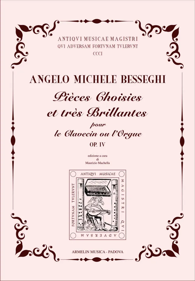 Armelin Musica Pièces Choisies op. IV noty pro cembalo