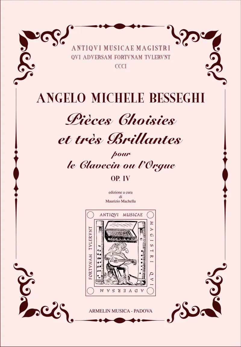 Armelin Musica Pièces Choisies op. IV noty pro cembalo