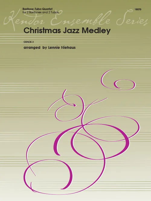 Kendor Music Christmas Jazz Medley noty tuba kvartet