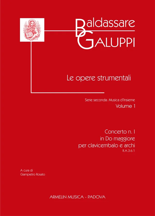 Armelin Musica Opere Strumentali Vol. 1 partitura