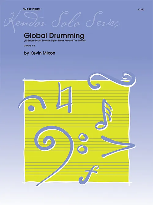 Kendor Music Global Drumming noty pro malý buben grade 3–4