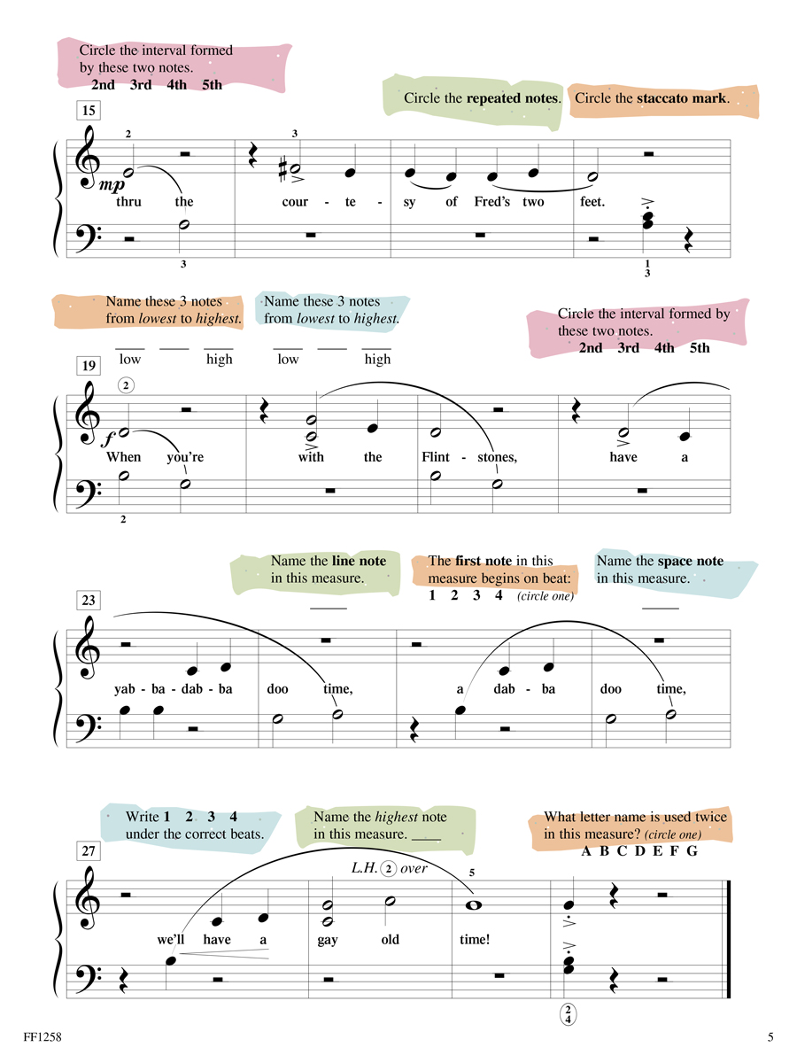 Faber Piano Adventures Level 2A Popular Repertoire noty na klavír