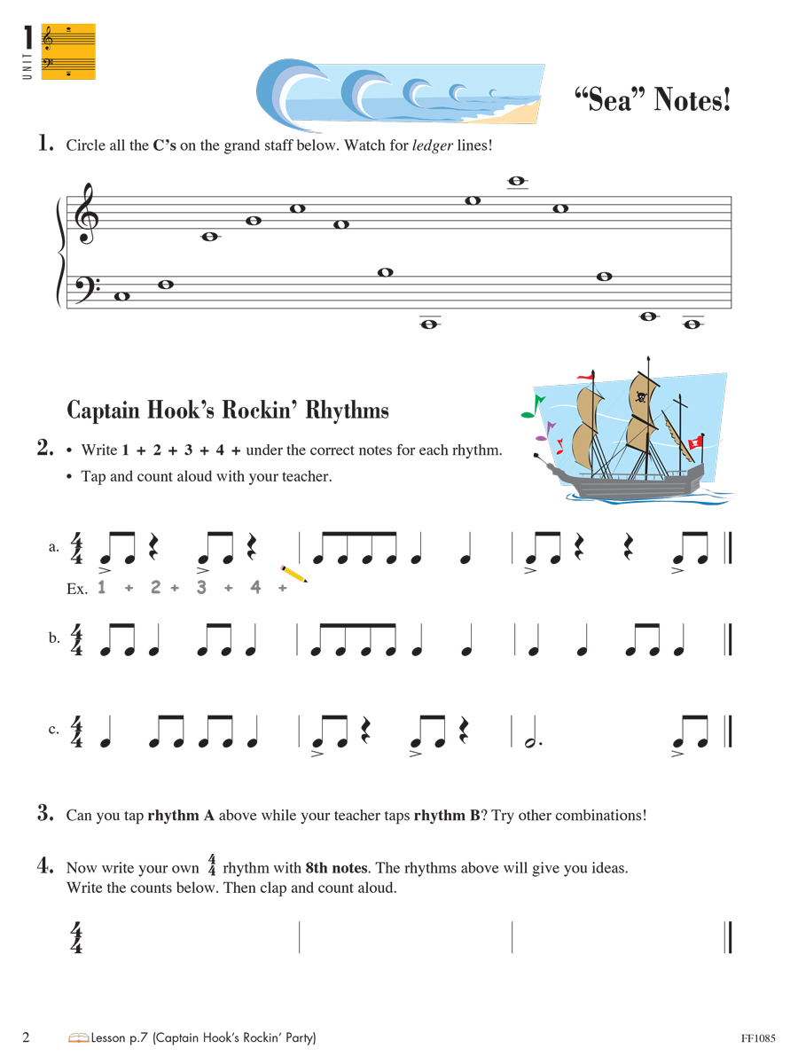 Faber Piano Adventures Level 2B Theory Book noty 2. vydání