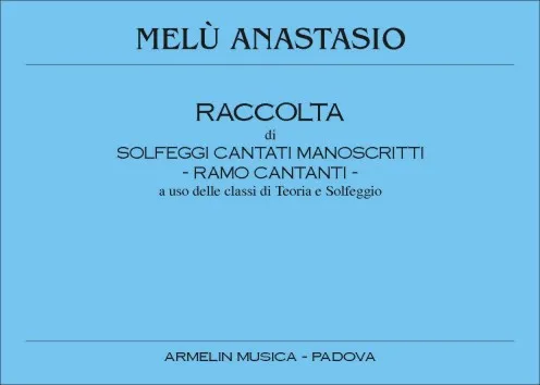 Armelin Musica Raccolta di solfeggi cantati zpěvník