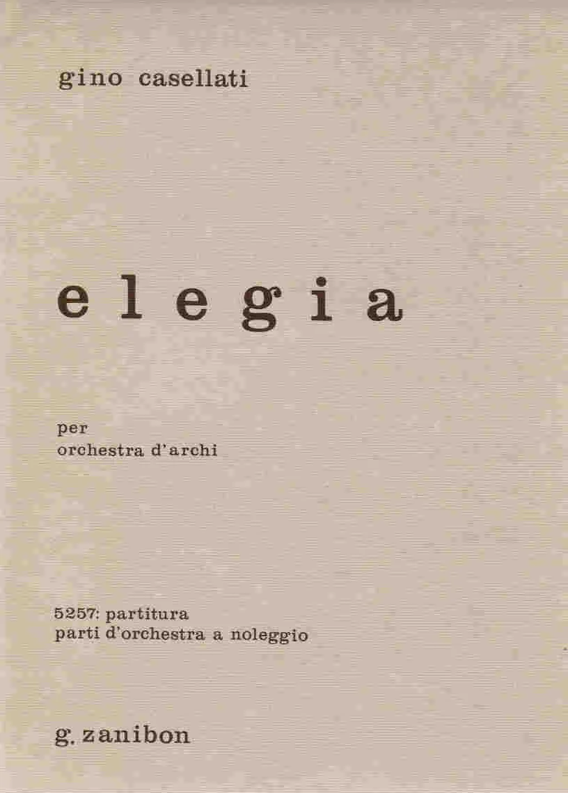 Armelin Musica Elegia noty koncertní skladba
