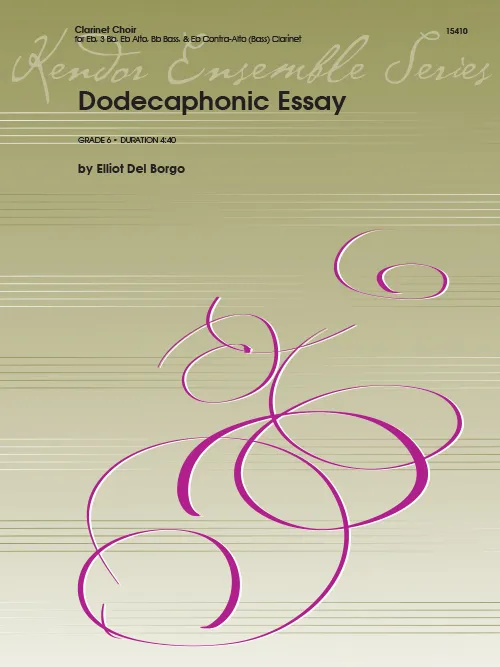 Kendor Music Dodecaphonic Essay noty klarinetový sbor