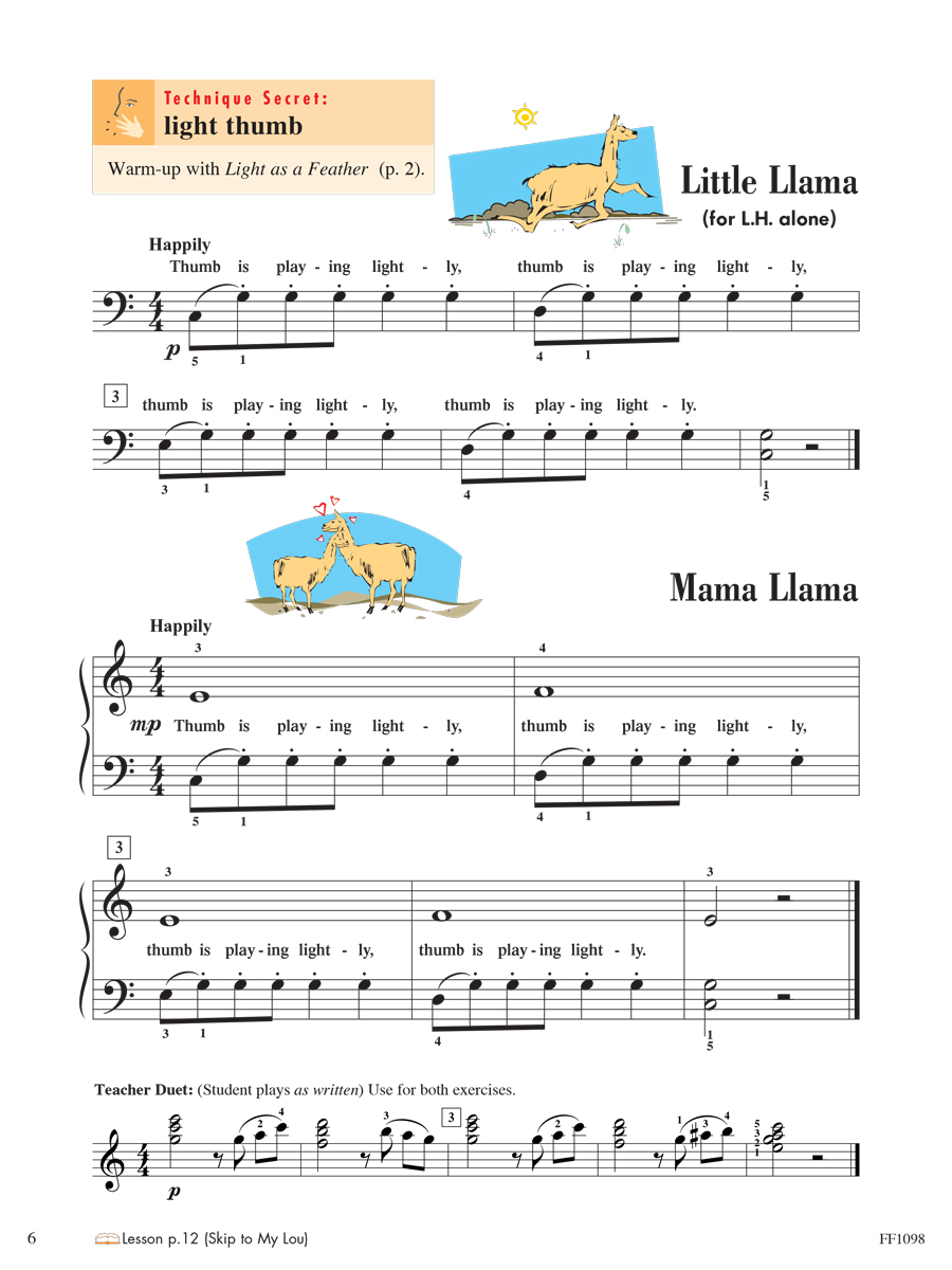 Faber Piano Adventures Level 2A Technique Artistry učebnice
