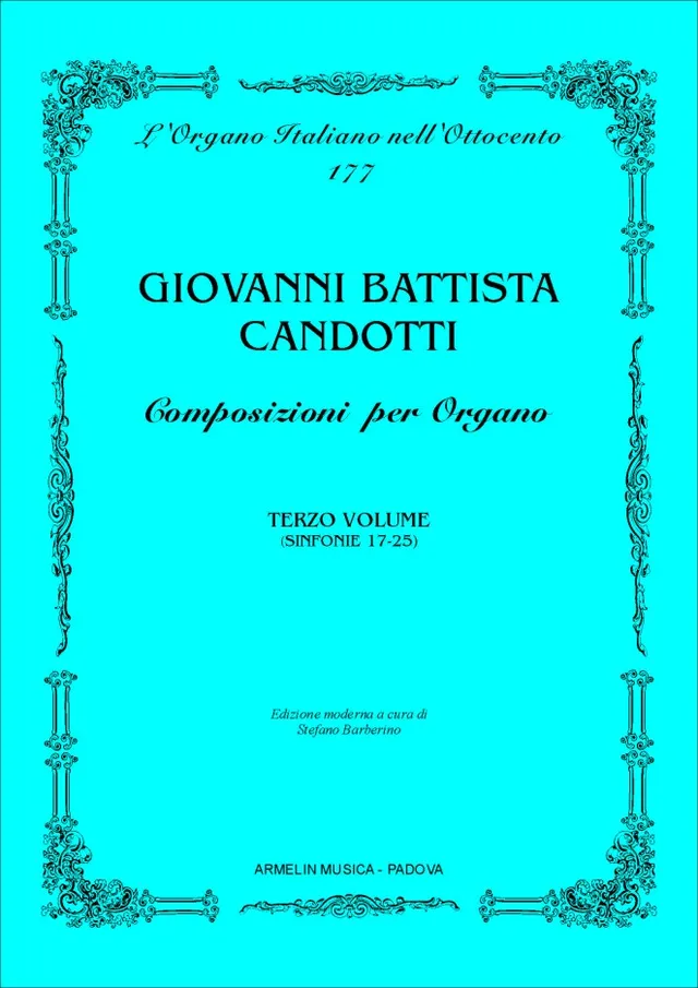 Armelin Musica Composizioni per Organo vol. 3 noty pro varhany