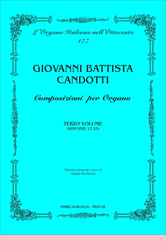 Armelin Musica Composizioni per Organo vol. 3 noty pro varhany