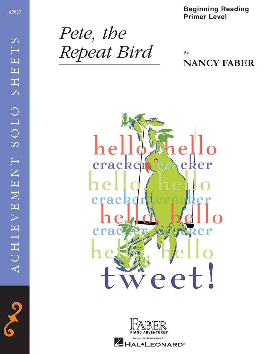 Faber Piano Adventures Pete the Repeat Bird sólo noty
