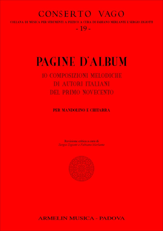 Armelin Musica Pagine d'Album volume 1 noty pro mandolínu