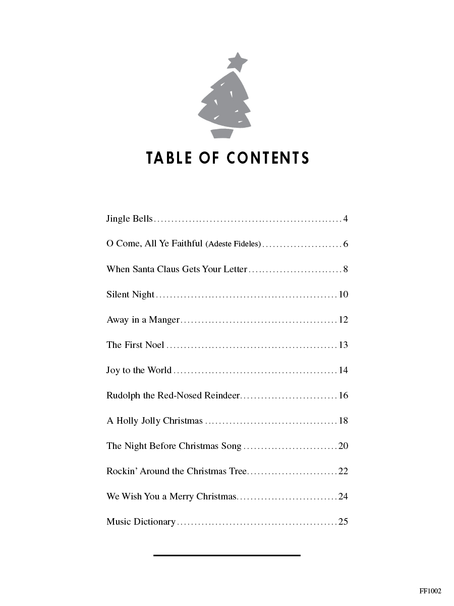 Faber PlayTime Piano Christmas noty koledy pro začátečníky