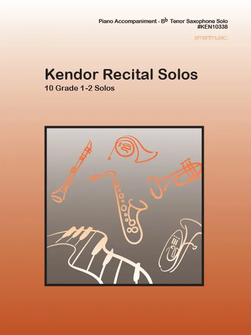 Kendor Recital Solos noty tenor saxofon Bb s CD