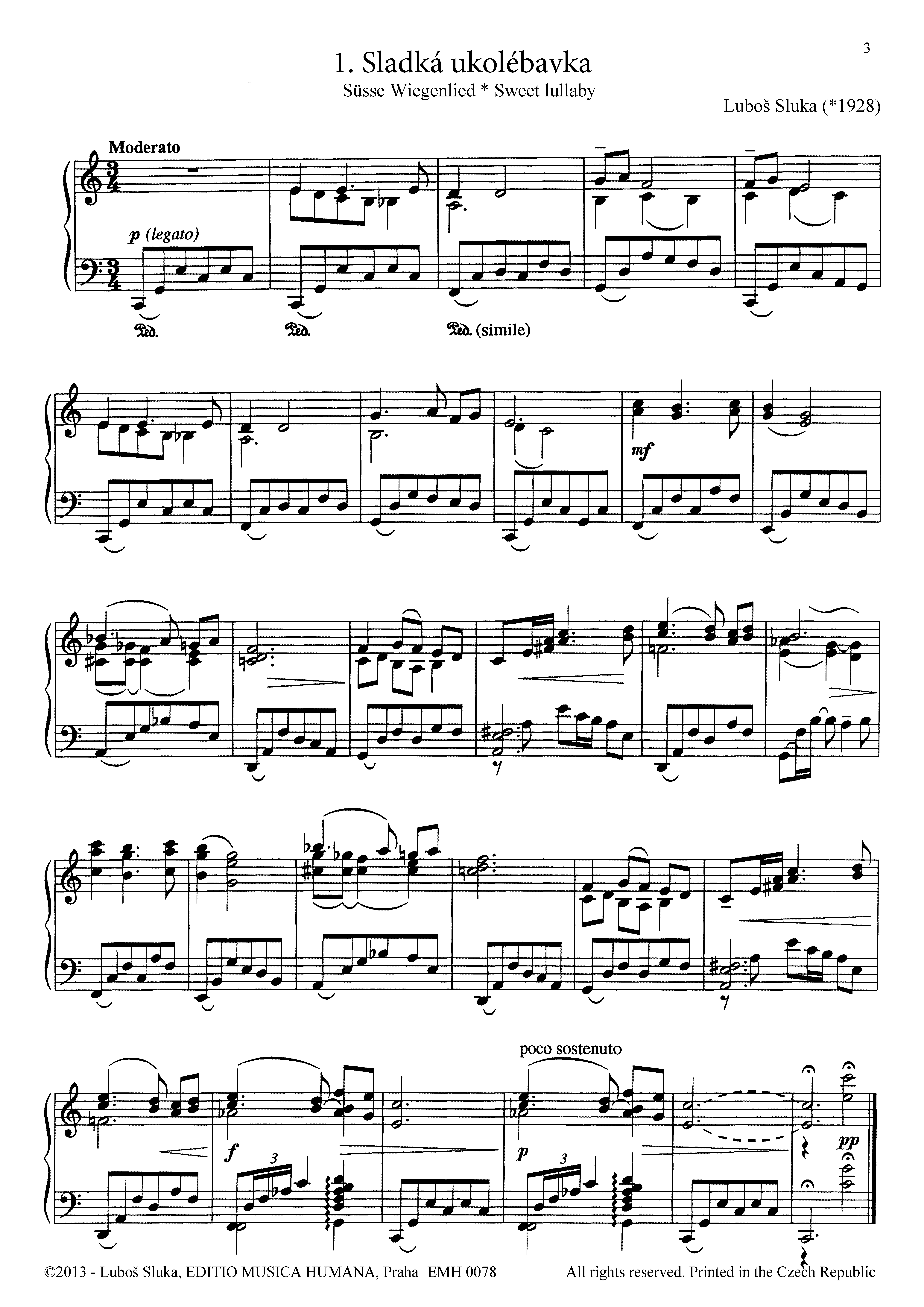 Editio Musica Humana Devatero noty pro klavír 20 stran