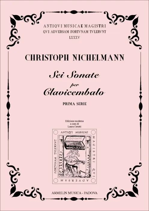 Armelin Musica Sei Sonate per clavicembalo noty 6 sonát