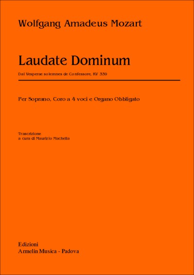Armelin Musica Laudate Dominum noty sborové vydání
