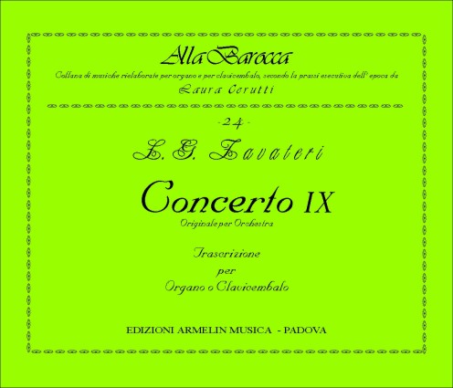 Armelin Musica Concerto IX op. 11 koncertní noty