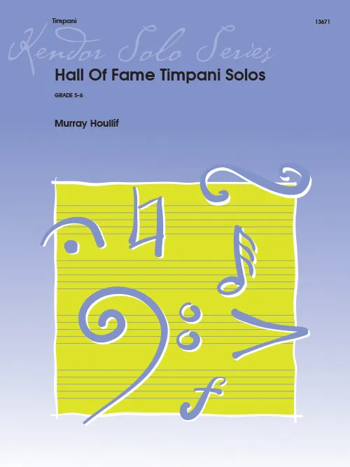 Kendor Music Hall of Fame Timpani Solos noty pro tympány 6 sól