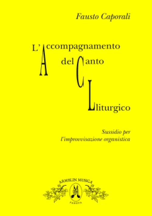 Armelin Musica L’accompagnamento del canto noty učebnice