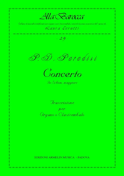 Armelin Musica Concerto in Si bemolle Maggiore noty koncert