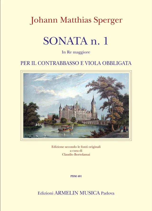 Armelin Musica Sonata n. 1 noty pro kontrabas a violu