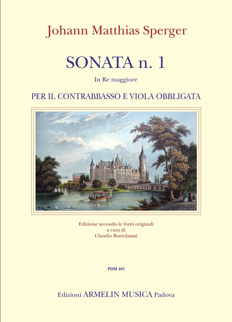 Armelin Musica Sonata n. 1 noty pro kontrabas a violu