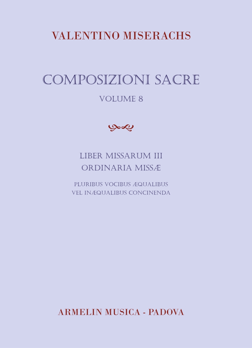 Armelin Musica Composizioni Sacre volume 8 noty sbor