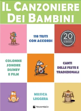 Volonte & Co Canzoniere dei Bambini dětský zpěvník