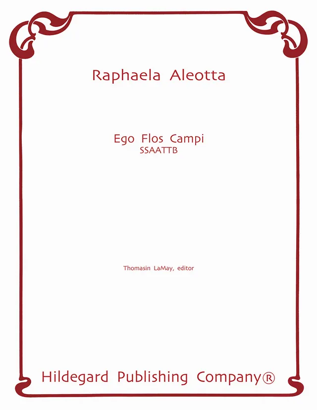 Hildegard Publishing Ego Flos Campi noty pro sbor SSAATTB