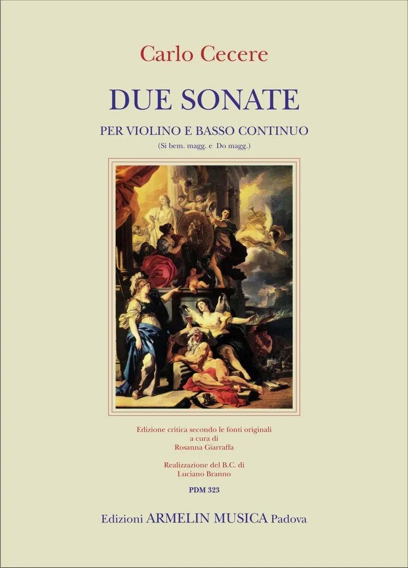Armelin Musica Due sonate violino basso noty 2 sonáty