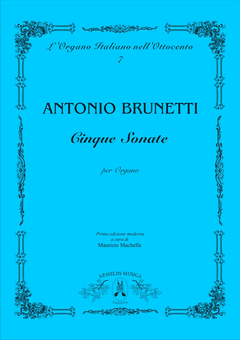 Armelin Musica Cinque sonate per organo noty pro varhany