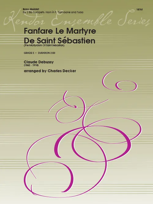 Kendor Music Fanfare Le Martyre noty pro žesťový kvintet