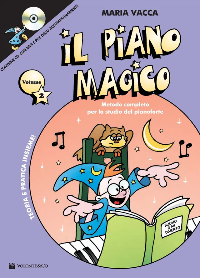 Volonte Il Piano Magico Vol. 2 škola pro klavír s CD