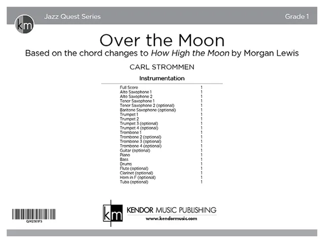 Kendor Music Over the Moon noty pro jazz band swing