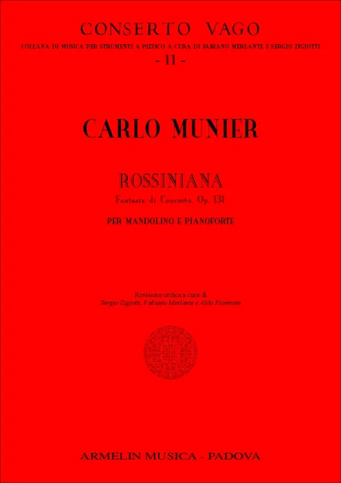 Armelin Musica Rossiniana Op. 131 noty pro mandolínu a klavír