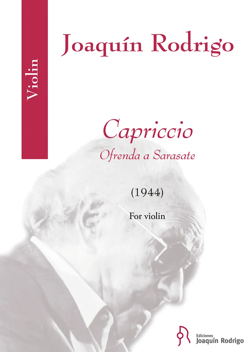 Ediciones Joaquín Rodrigo Capriccio noty pro housle 7 min