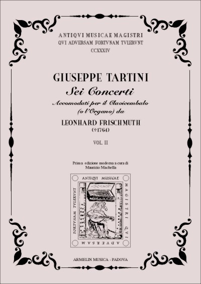 Armelin Musica Sei Concerti del Sig. Tartini op.4 Volume 2 noty
