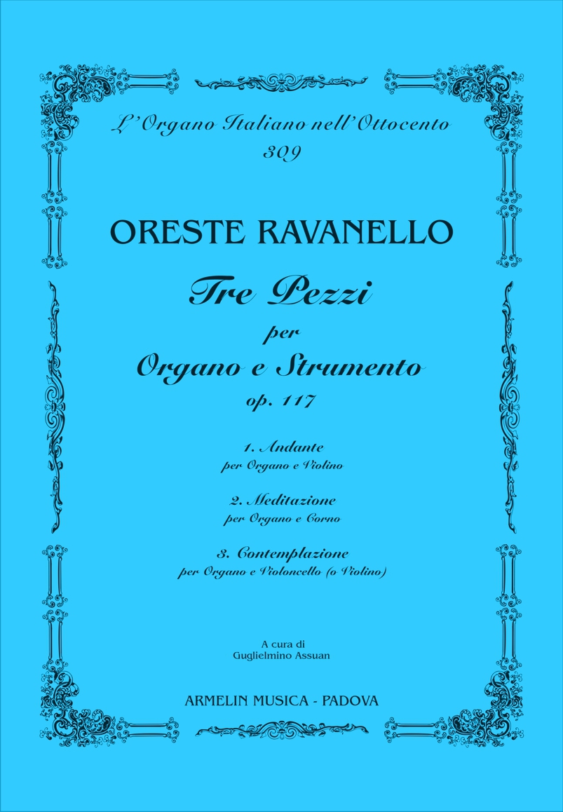 Armelin Musica Tre pezzi per organo e strumento op. 117 noty