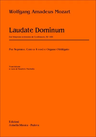 Armelin Musica Laudate Dominum noty sborové vydání