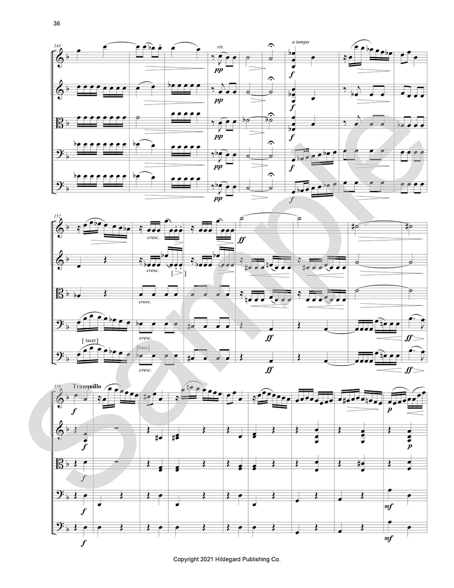 Hildegard Publishing Company Serenade for Strings noty digitální