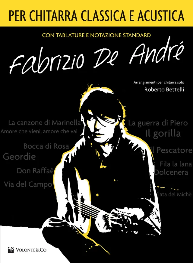 Volonte & Co De André per Chitarra noty pro kytaru